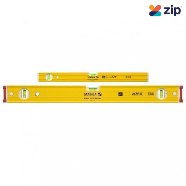 Stabila 96-120/80A-60 - 1200mm & 600mm Heavy Duty Box Frame Spirit Level Combo Pack 17809