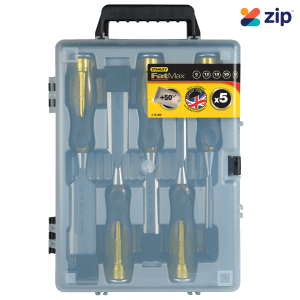 Stanley 2-16-269 Fatmax 5 Piece Thru Tang Chisel Set