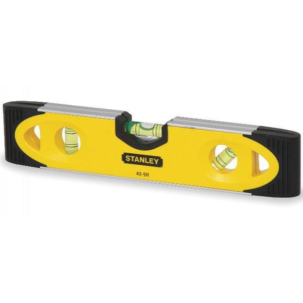 Stanley 43-511 - 230MM Aluminium Torpedo Levels Measuring Level
