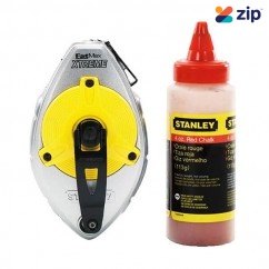 Stanley 47-483L – 30m Fat Max Extreme Chalk Line Reel Set Red