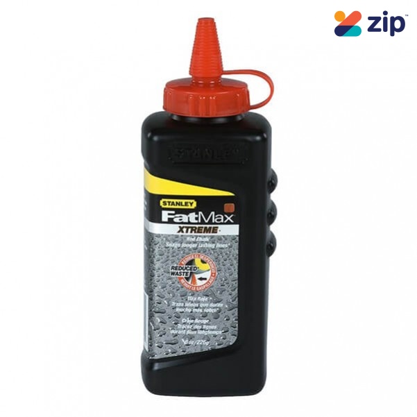 Stanley 47-821 - 8oz FatMax Xtreme Red Chalk Chalk Lines and Chalk