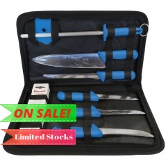 Starrett BKK-8L - 8pce Professional  Hunting  & Fishing Knife Sets