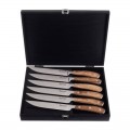 Starrett SKK-6WD - Professional 6 Piece Steak Knife Set with Case