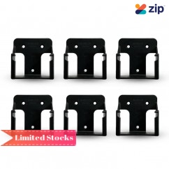 StealthMounts BM-MHH18-BLK-6 - HiKOKI 18V & MultiVolt 6-Pack Black Battery Mounts