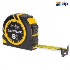 Sterling TMX8025 - 8mx25mm Ultimax Metric Tape Measure