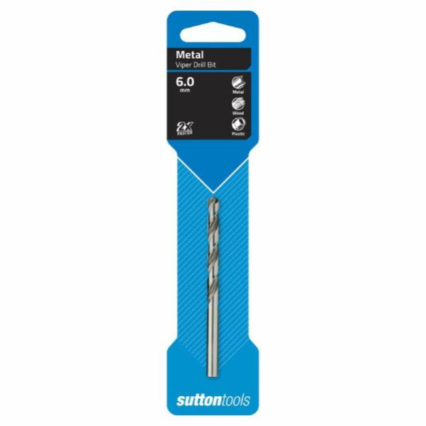 Sutton D1050600 - 6mm HSS Viper Jobber Drill Bit Sutton D1050600 - 6mm HSS Viper Jobber Drill Bit