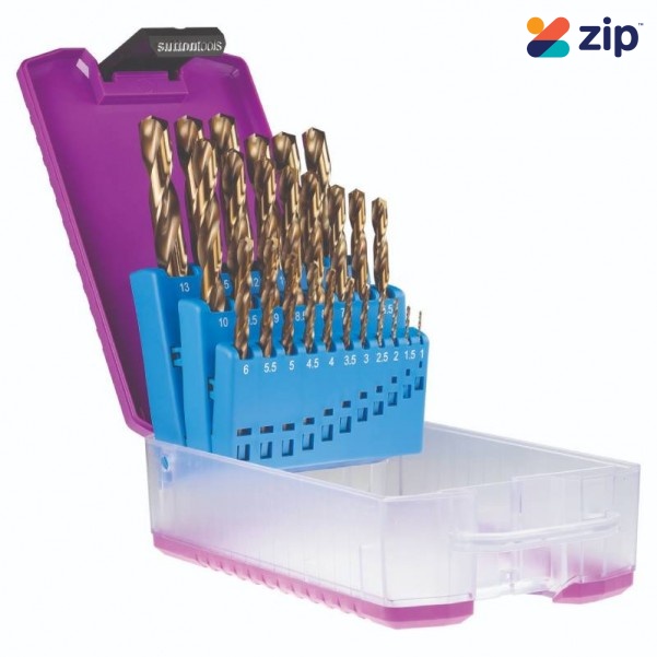 Sutton D109SM3 - 25 Piece 1-13mm Heavy Duty Cobalt Jobber Drill Set HSS Drill Bits
