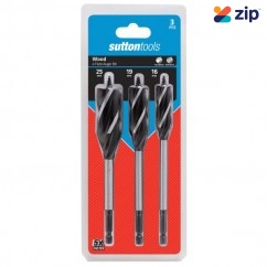 Sutton Tools D5140003 - 3 Piece 4 Flute 16-25mm Auger Bit Set