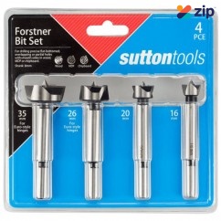 Sutton Tools D5190004 - 4 Piece 16-35mm Forstner Bit Set Drill/Driver Bit Sets