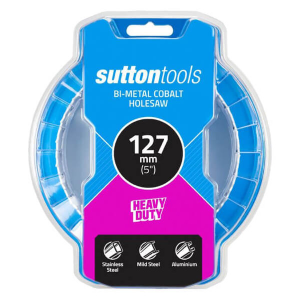 Sutton Tools H1251270 - 127mm Bi-Metal Cobalt HSS Holesaw