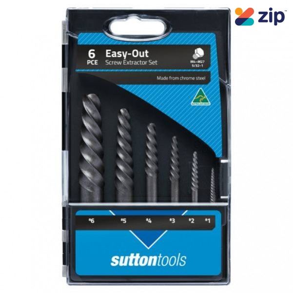 Sutton Tools M603S15A - 6 Piece Screw Extractor Set