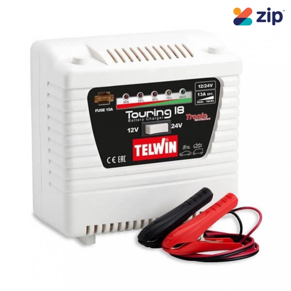 Telwin TWTOURING18 - 230V 12-24V 13/8AMP TOURING 18 Battery Charger 804729