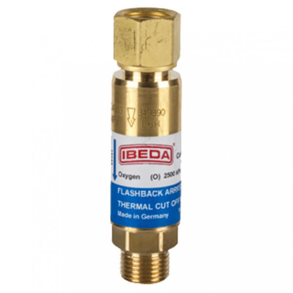 TESUCO FRSOD - Flashback Arrestor Oxygen Standard Flow Regulator End 0701-0310DP Regulators