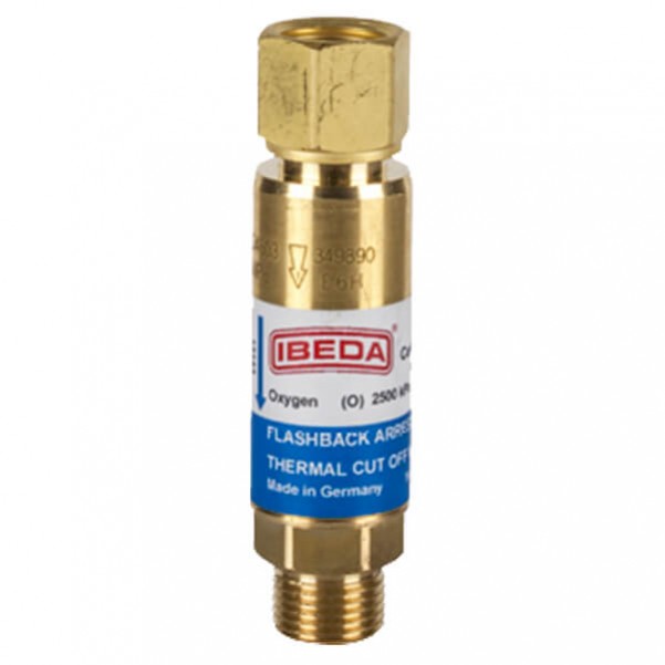 TESUCO FRSOD - Flashback Arrestor Oxygen Standard Flow Regulator End 0701-0310DP