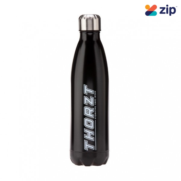 Thorzt DB750SS-BK- 750ml Black Stainless Steel Drink Bottle 