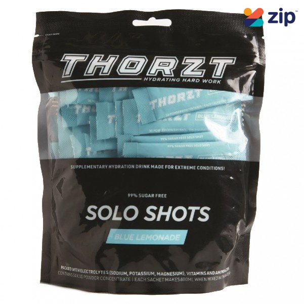 THORZT SSSFBL - 50 x 3gm Sachets  Blue Lemonade Sugar Free Solo Shots