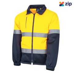 TRU TF2955T1 Workwear Full Zip Water Repellent Fleece Jacket - Yellow / Navy