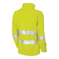 TRU TJW1960T Womens Softshell Full Zip Jacket with Reflective Tape - Yellow