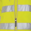 TRU TJW1960T Womens Softshell Full Zip Jacket with Reflective Tape - Yellow