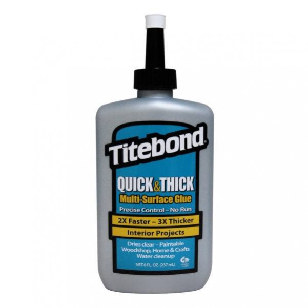 Titebond TBD-QT-237ML -237ml Quick & Thick Multi-Surface Glue Adhesives-Sealants
