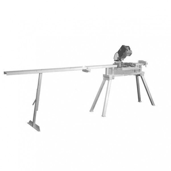 Tommy Tucker SAWBENBAS - 1.6m Heavy Duty Aluminium Drop Saw Work Bench Basic Set