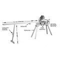 Tommy Tucker SAWBENBAS - 1.6m Heavy Duty Aluminium Drop Saw Work Bench Basic Set Work Benches & Stands
