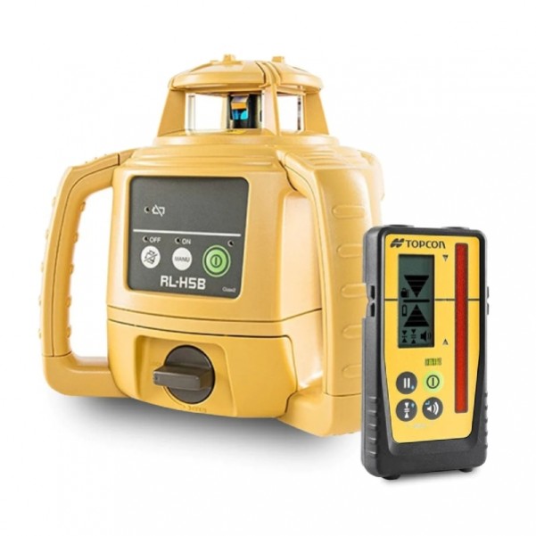Topcon RL-H5B - Red Beam Self-Levelling Construction Rotary Laser Kit w/ LS100D Receiver 1021200-32 Rotating Lasers