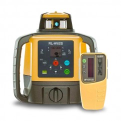 Topcon RL-HV2S - Dual Grade Rotating Laser with Dry Battery & LS-80X Receiver 1051612-01