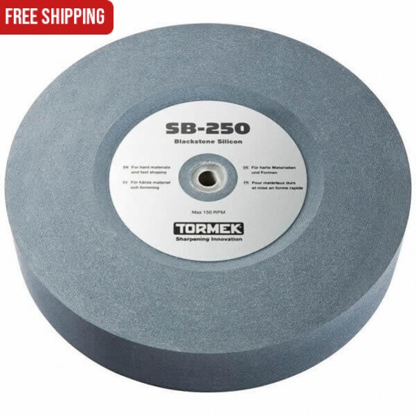 Tormek SB-250 - 250MM Blackstone Silicon Wheel Fit T-8/T-7 Tormek - Accessories