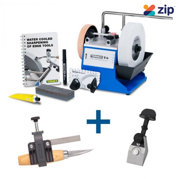 Tormek T-4ORIG-CFJ  - 240V 120W Water Cooled Sharpening System With Bonus Knife Jigs KJ-45 & SVM-00 Sharpening Machines