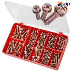 Torres AAK01 - 140PCE Jap Fine Hex Sems Screws Kit (Small Sizes)