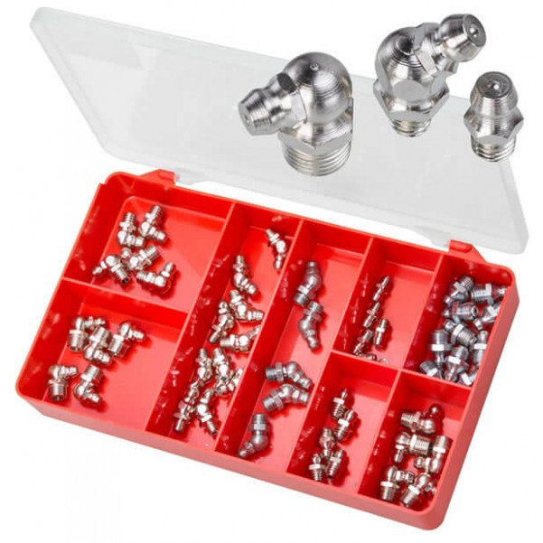 Torres AAK15 - 50 PCE Grease Nipples Kit (Small Sizes) Screws