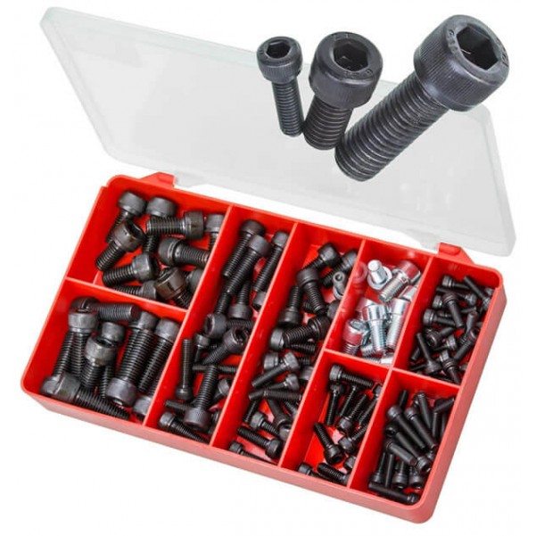 Torres AAK17 - 120PCE DIN 912 Allen Screws Socket Head Kit  Screws