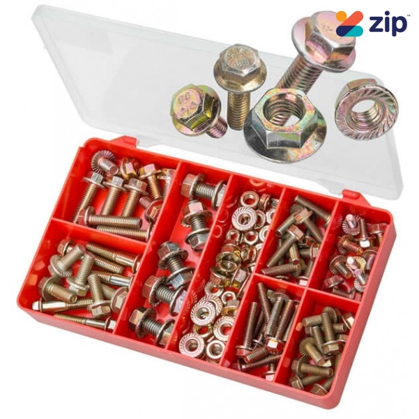 Torres AAK26 - 100 PCE Durlock Flange Bolts & Flange Nuts Kit