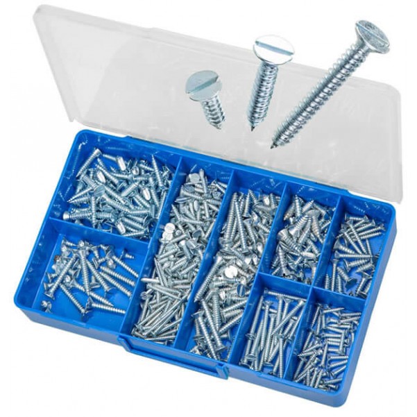 Torres HAK05 - 500 PCE Countersunk Self Tapping Screws Kit Screws