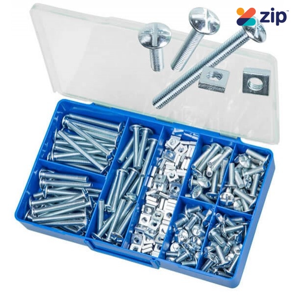 Torres HAK17 - 300 PCE Gutter Bolts & Square Pressed Nuts Kit