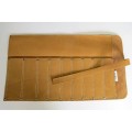 Trade Time CHISROLBUF - 9 Pocket Full Grain Leather Chisel Roll - Buffalo Colour