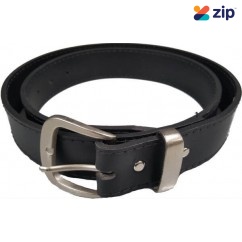 Trade Time JEANBLACK34 - 38mm Leather Jeans Belt Black