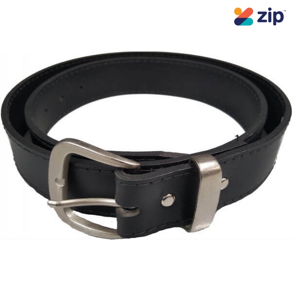 Trade Time JEANBLACK38 - 38mm Leather Jeans Belt Black