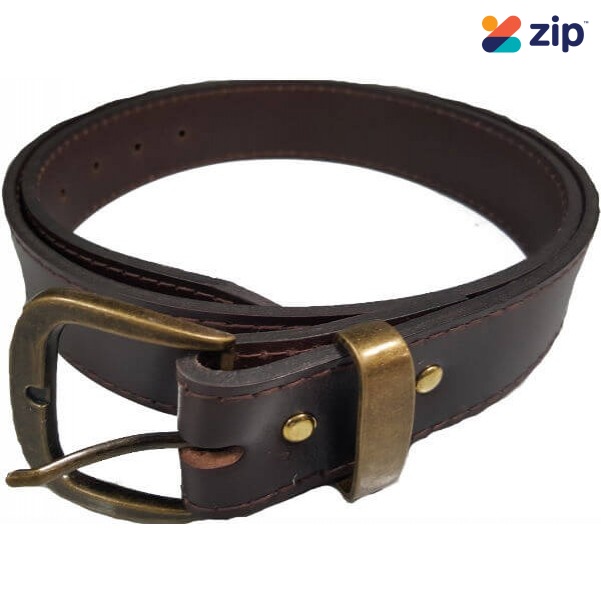 Trade Time JEANBROWN34 - 38mm Leather Jeans Belt Brown