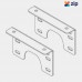 Tuff-A-Tank FBOX401.2550.1 - 25/30L UB WATER TANK BRACKET (PAIR)