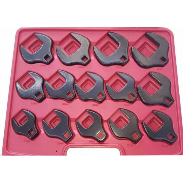 Typhoon 73201 – 1/2″Drive 27-50mm 14pce Crowsfoot Set Spanner Sets Typhoon 73201 – 1/2″Drive 27-50mm 14pce Crowsfoot Set Spanner Sets