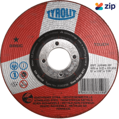 Tyrolit Y236319 Basic Grinding Wheel 125x3.0x22.2mm for Steel/Stainless