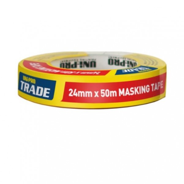 UNi-PRO 70624 - 24mm x 50m Trade Masking Tape