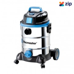 Vacmaster VMVQ1530SWDC - 1500W 30L Wet and Dry Stainless Steel Workshop Vacuum 509686