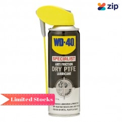WD-40 21105 - 150g Specialist Anti-Friction Dry PTFE Lubricant with Smart Straw 