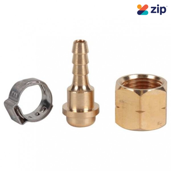 Weldclass P4-LHHCK - 5mm LH (Nut+Tail+Clamp) Hose Connector Kit Welding Accessories