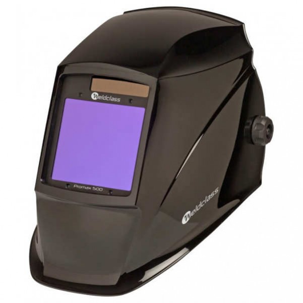 Weldclass WC-05317 - Promax 500 Black Wide View Auto Welding Helmet Scraping Tools