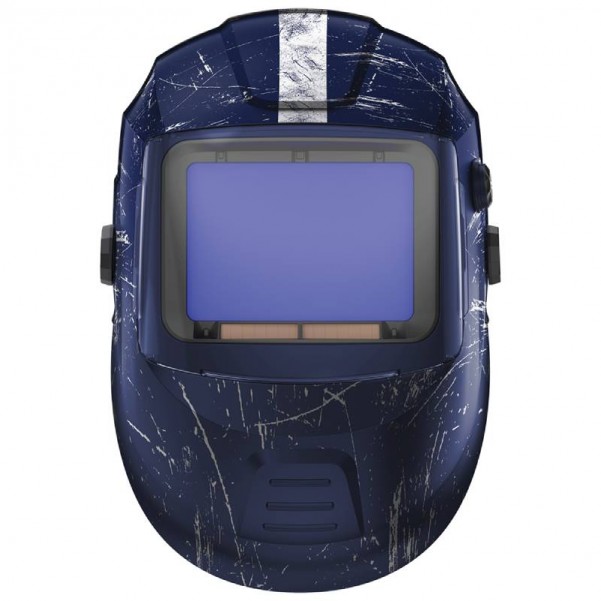 Weldclass WC-05345 - Promax 680 Blue Retro Graphic Welding Helmet Welding Helmets