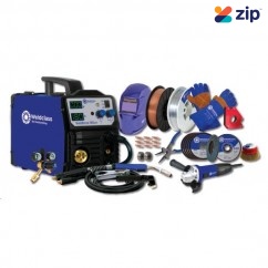 Weldclass WC-180MSTTK - 36 Piece 180MST Tradies Welder Kit w/ MIG / Stick / TIG